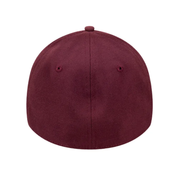 New Era Los Angeles Dodgers 39THIRTY Cap - Maroon/Fight Orange
