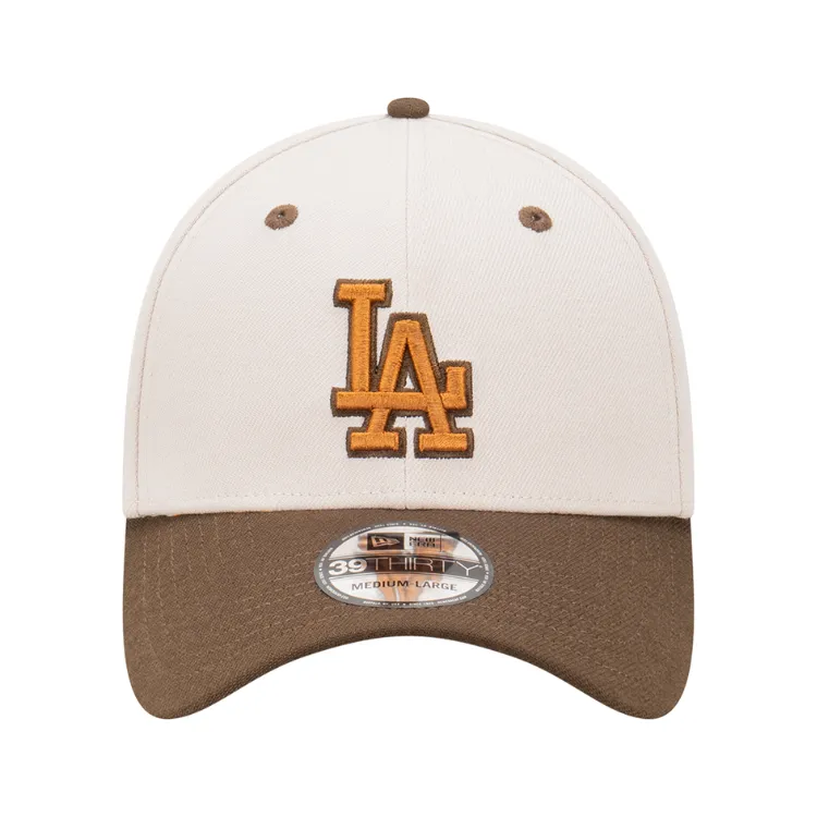 New Era Los Angeles Dodgers 39THIRTY Cap - Stone/Walnut/Toasted Peanut