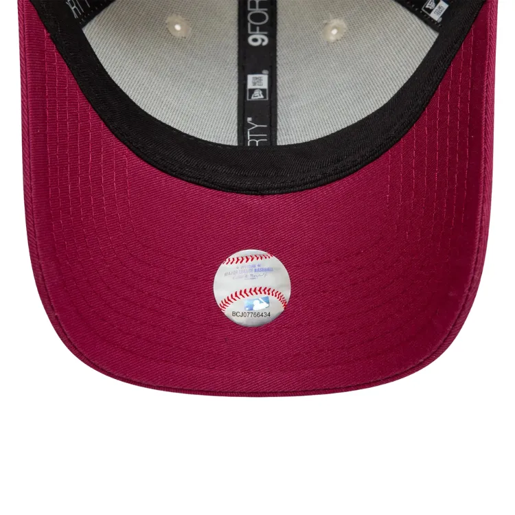New Era Los Angeles Dodgers 9FORTY Cooperstown WS Cap - Ivory/Cherry Jam