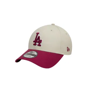 New Era Los Angeles Dodgers 9FORTY Cooperstown WS Cap - Ivory/Cherry Jam