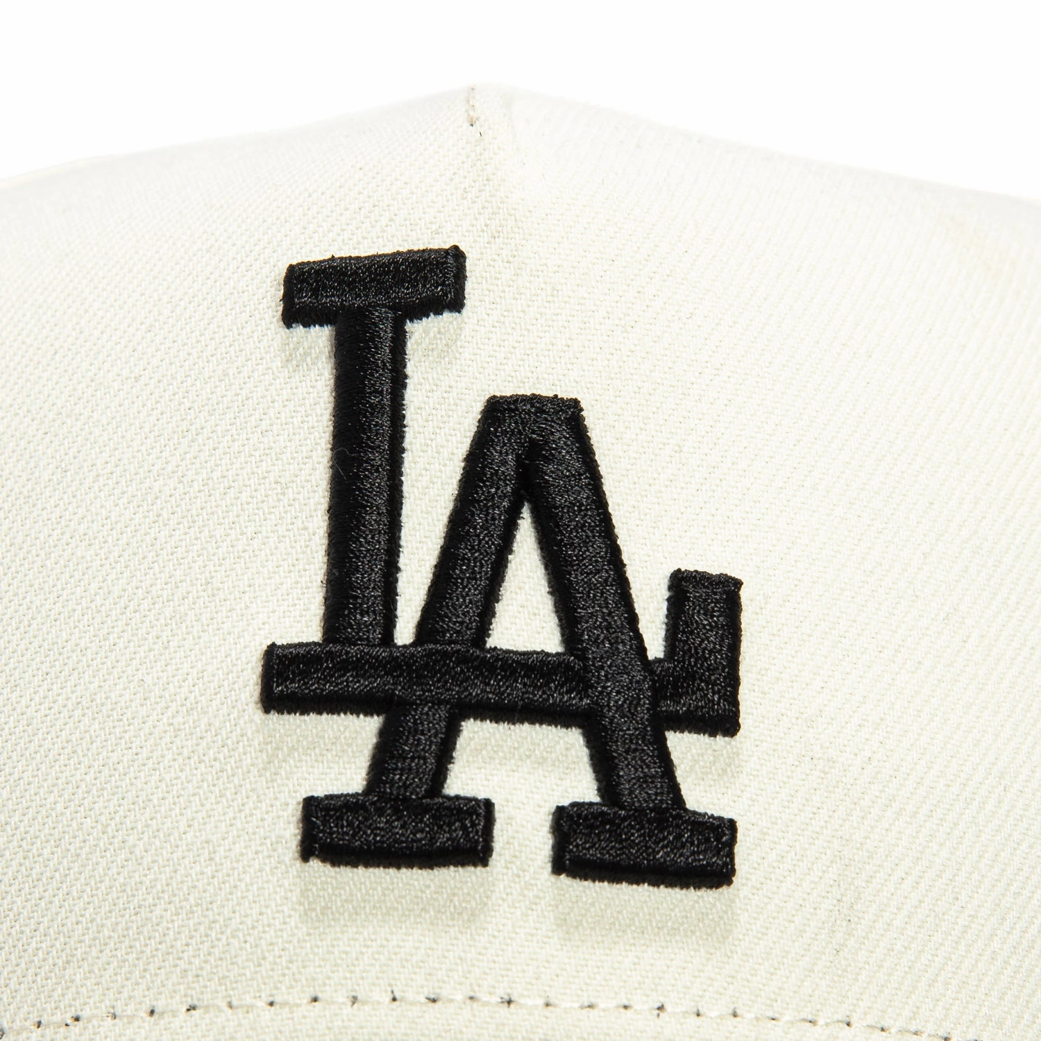 New Era 9Forty A-Frame Los Angeles Dodgers Snapback Hat - White. Black