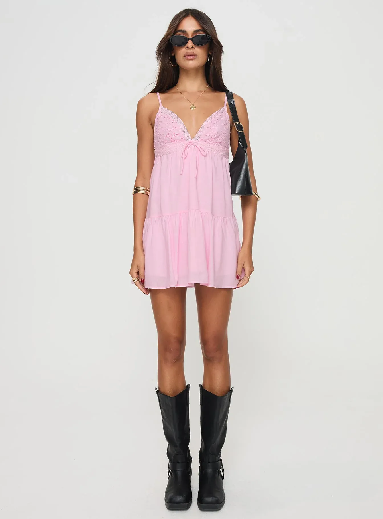 Nicoletta Mini Dress Light Pink