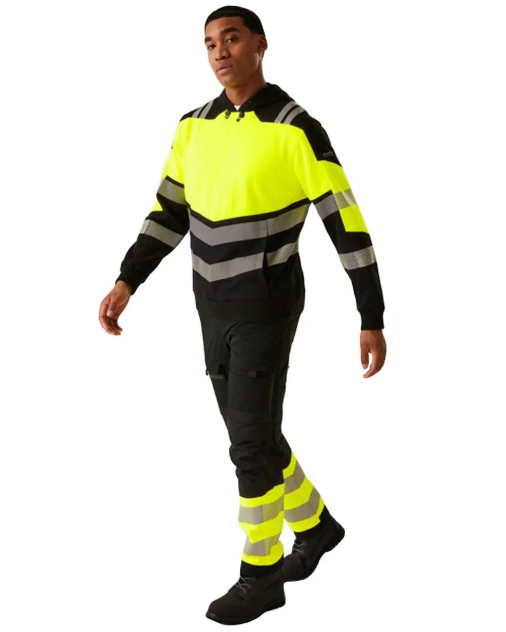 Regatta Mens Hi-Vis X-Pro Hoodie Class 2