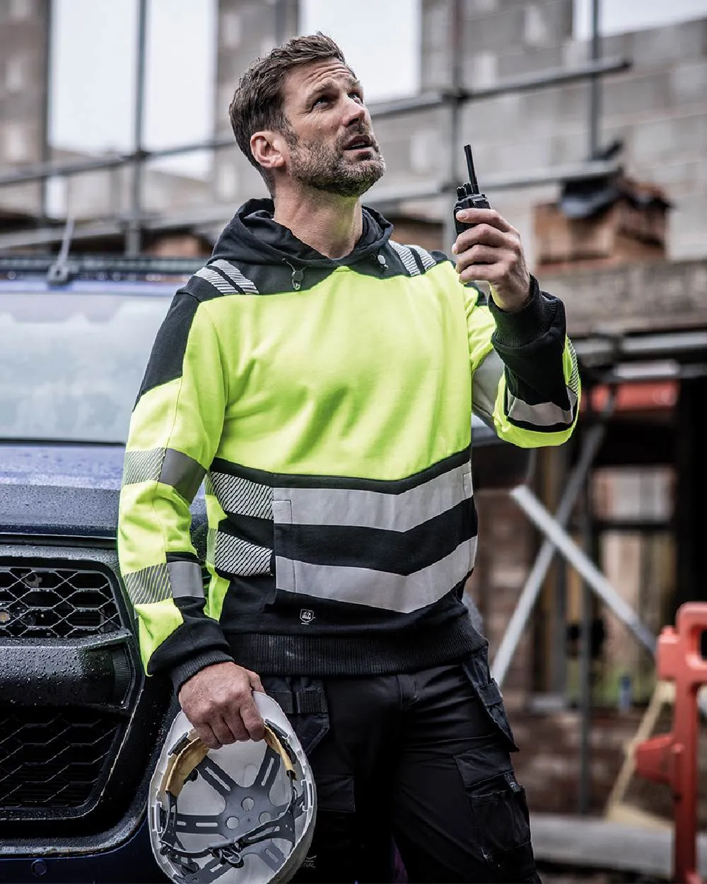 Regatta Mens Hi-Vis X-Pro Hoodie Class 2
