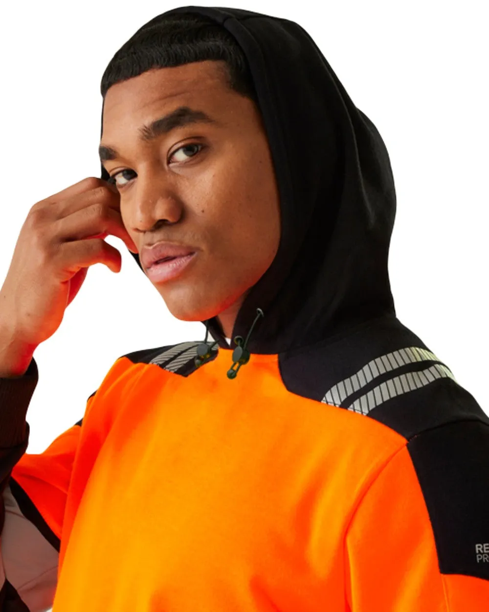 Regatta Mens Hi-Vis X-Pro Hoodie Class 2