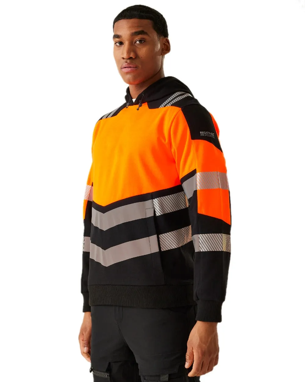 Regatta Mens Hi-Vis X-Pro Hoodie Class 2