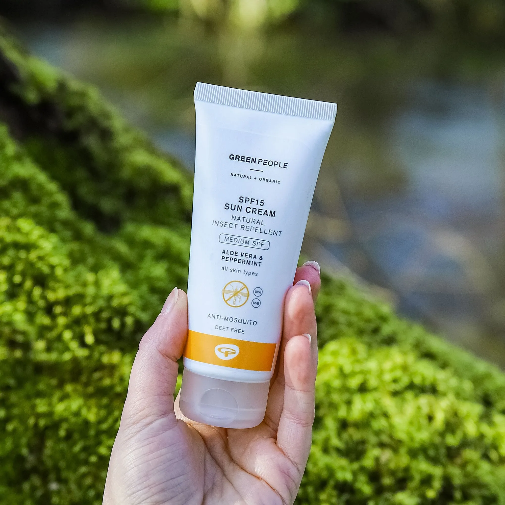 SPF15 Sun Cream with Natural Insect Repellent 100ml
