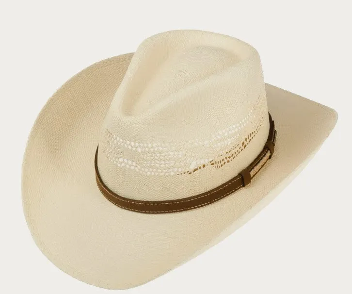 Stetson 3698902 Marlon Western Vented Toyo Straw Hat
