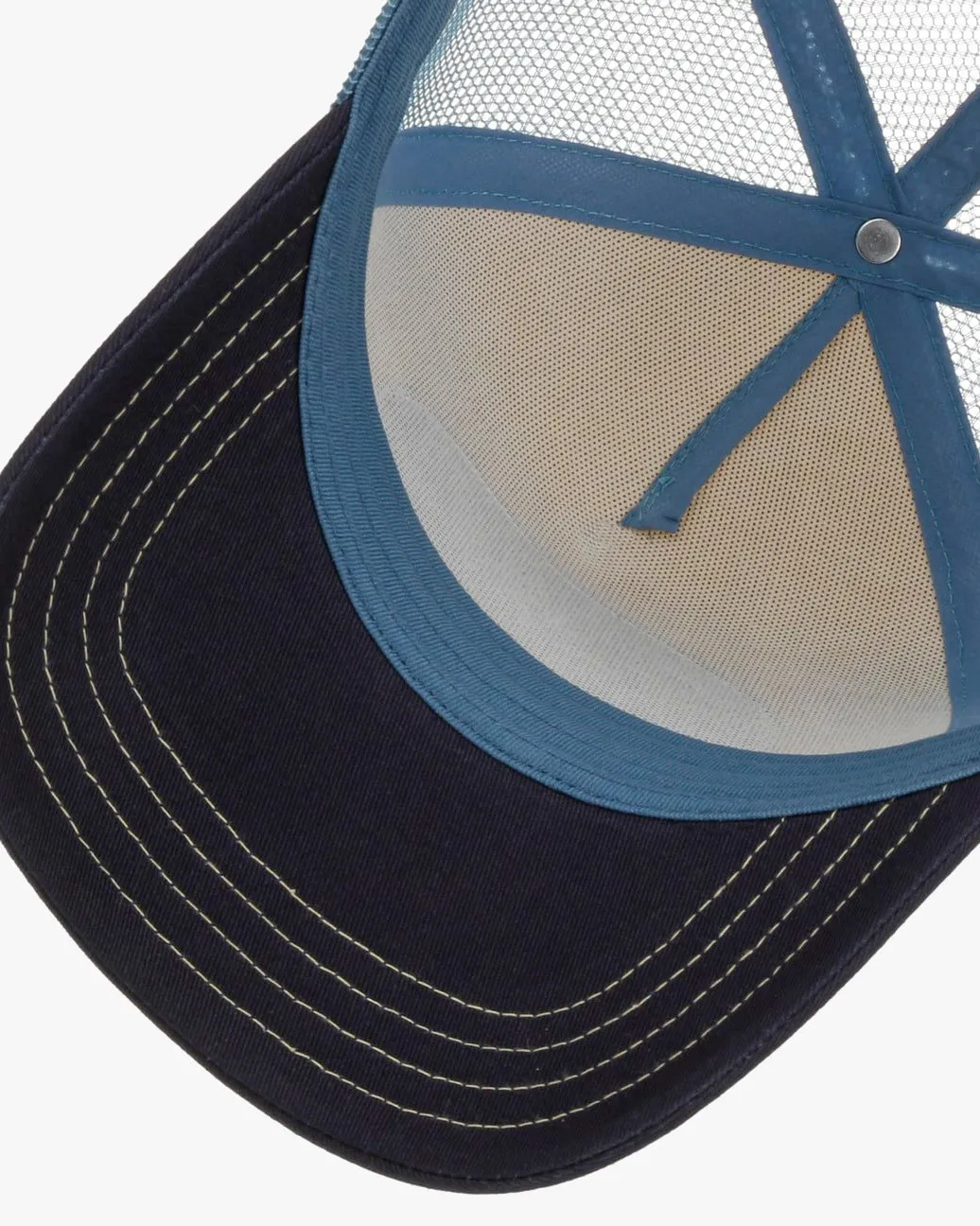 Stetson High Speed Trucker Cap - Midnight Blue / Light Yellow