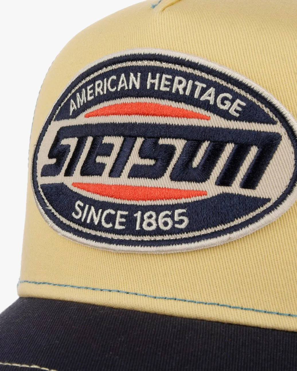 Stetson High Speed Trucker Cap - Midnight Blue / Light Yellow