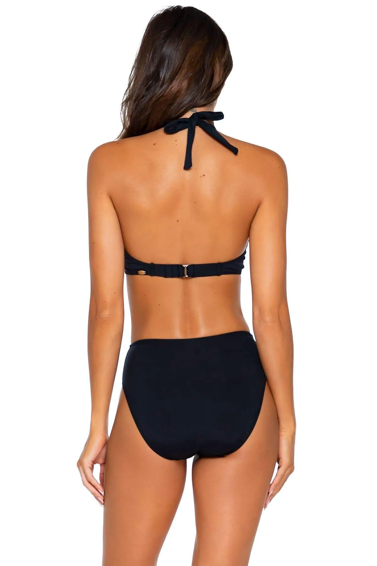 Sunsets Black Muse Halter Top