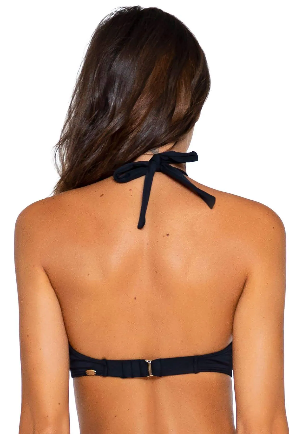 Sunsets Black Muse Halter Top
