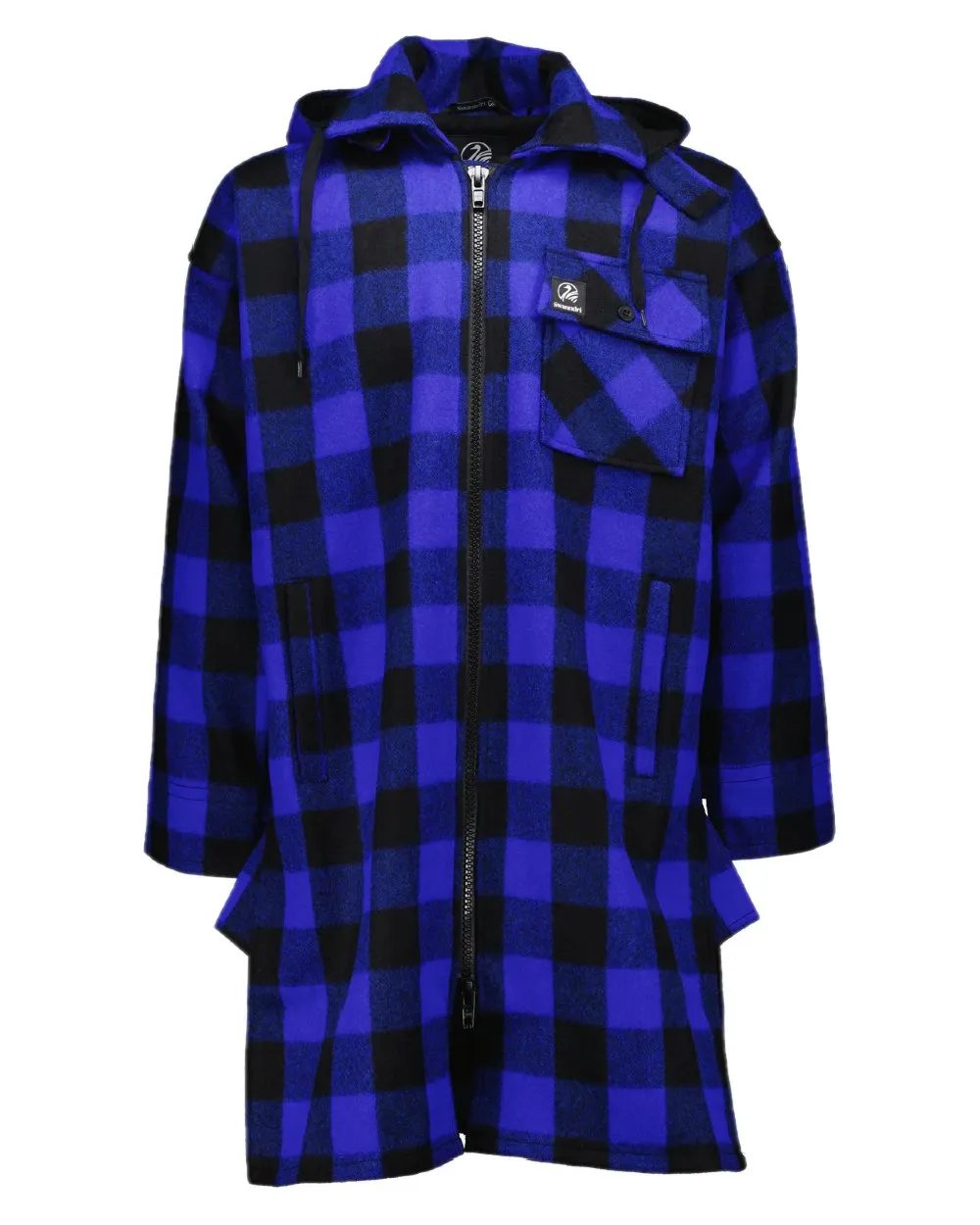 Swanndri Mens Mosgiel Wool Bushshirt with Zip Up Front