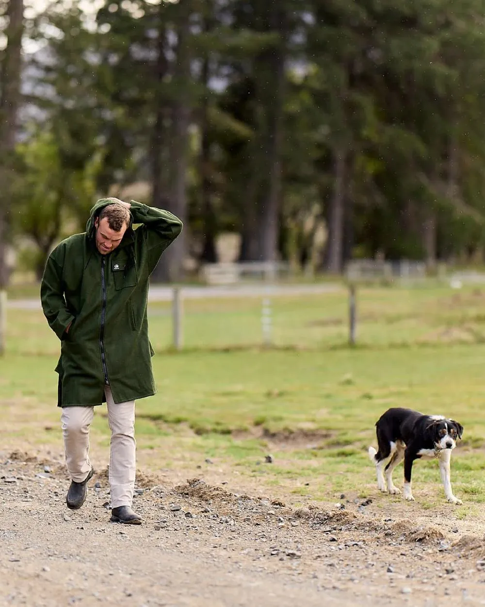 Swanndri Mens Mosgiel Wool Bushshirt with Zip Up Front