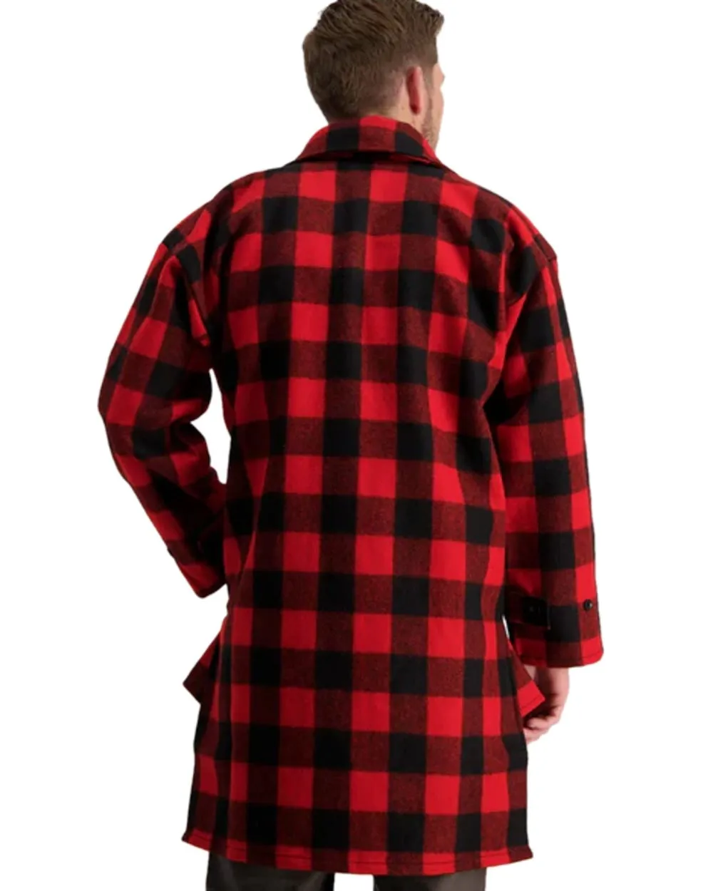 Swanndri Mens Mosgiel Wool Bushshirt with Zip Up Front