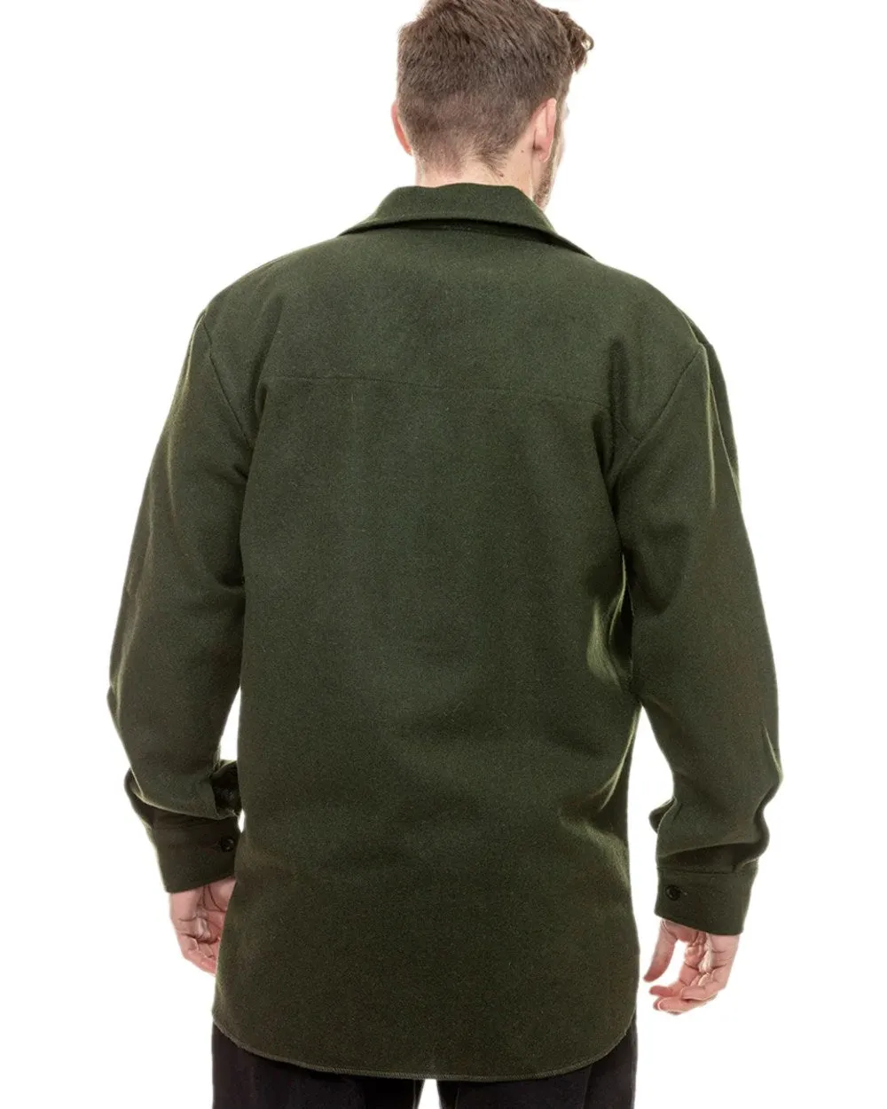 Swanndri Mens Ranger Wool Zip Front Bushshirt
