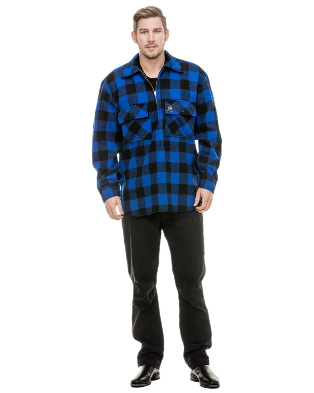 Swanndri Mens Ranger Wool Zip Front Bushshirt