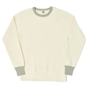 TOYS McCOY Big Waffle Crew Neck Sweatshirt - Natural