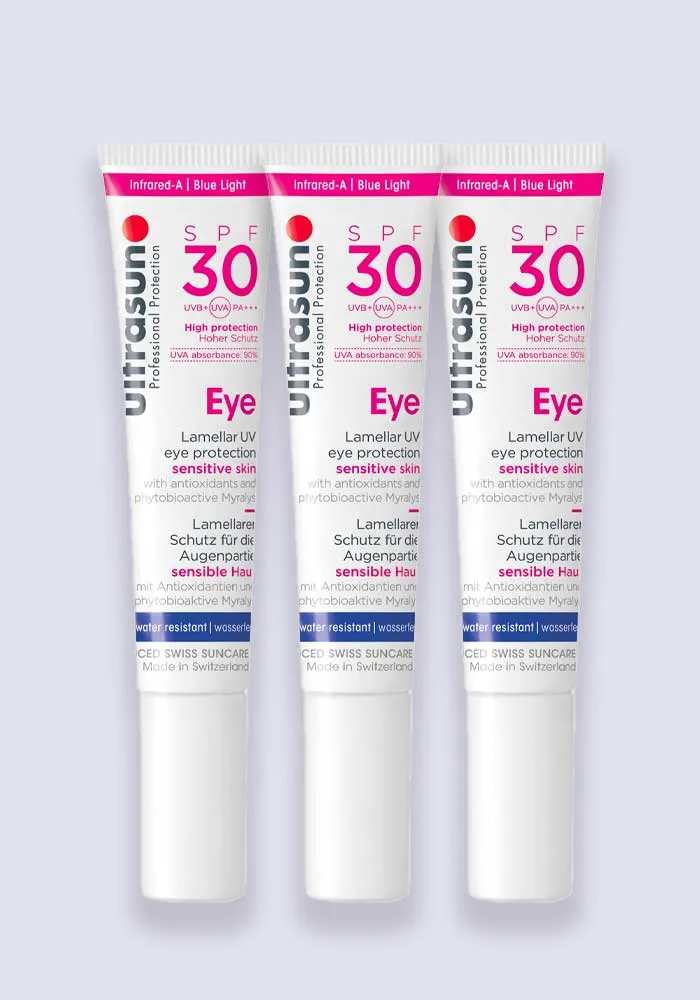 Ultrasun Eye Cream SPF 30 15ml - 3 Pack
